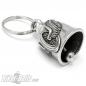 Preview: Biker-Bell Rad mit Flügel Winged Wheel Motorrad-Glocke Glücksbringer Ride Bell